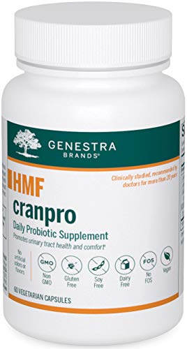Genestra Brands HMF CranPro | Probiotics and Cranberry Extract for Urinary Tract Support | 60 Capsules