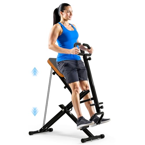 Canisflax Deep Squat Machine Trainer, Rowing Machine for Home, Easy Setup & Foldable Exercise...