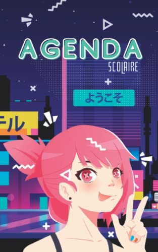 Agenda Scolaire: ANIME GIRL | Manga | Collège Lycée École Primaire Étudiant Ado | Daté | Une page par jour pour noter les devoirs | A5 Petit Format Poche Pratique | Japanime | Japonais Style