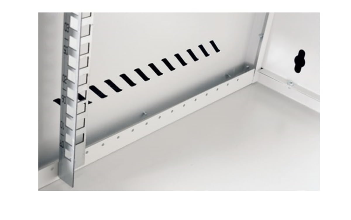 Armario Rack 19" de Pared 4U 19" (L) 542 mm (P) 400 mm Color Gris desensamblado