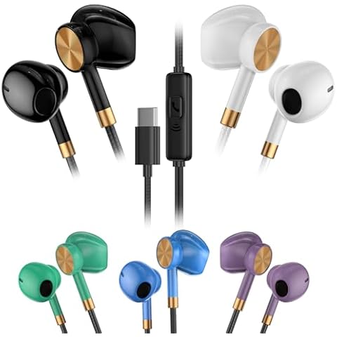 2 Packs iPhone Headphones Earbuds with Lightning Connector(Built-in Mic & Volume Control) Cover