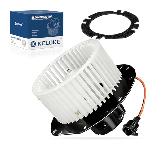 Image of KELOKE Front HVAC Heater Blower Motor Fan Compatible with 1997-2015 Ford E-150, E-250, E-150 /E-250 /E-350 Econoline, E-150 E-350 Club Wagon, E-350 E-450 E-550 Super Duty, with Fan Cage, Replace# 700022