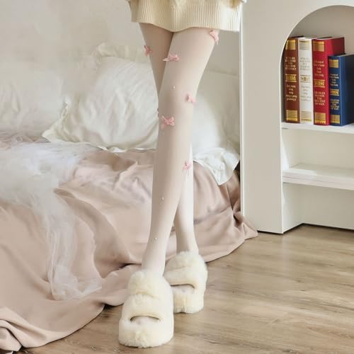 Y2K Patterned Sheer Tights for Women Gothic Punk Thigh High Pantyhose Harajuku Lolita Bandage Fishnet Stockings2