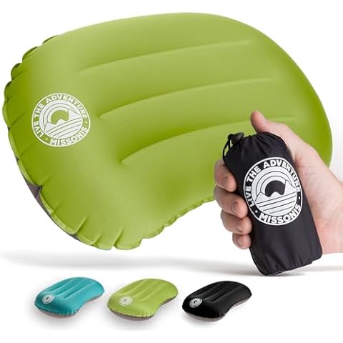 MISSONIS Inflatable Camping Pillow Cover