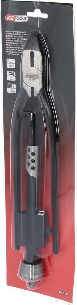 KS Tools 116.1302 Szczypce do skrecania drutu, 265mm