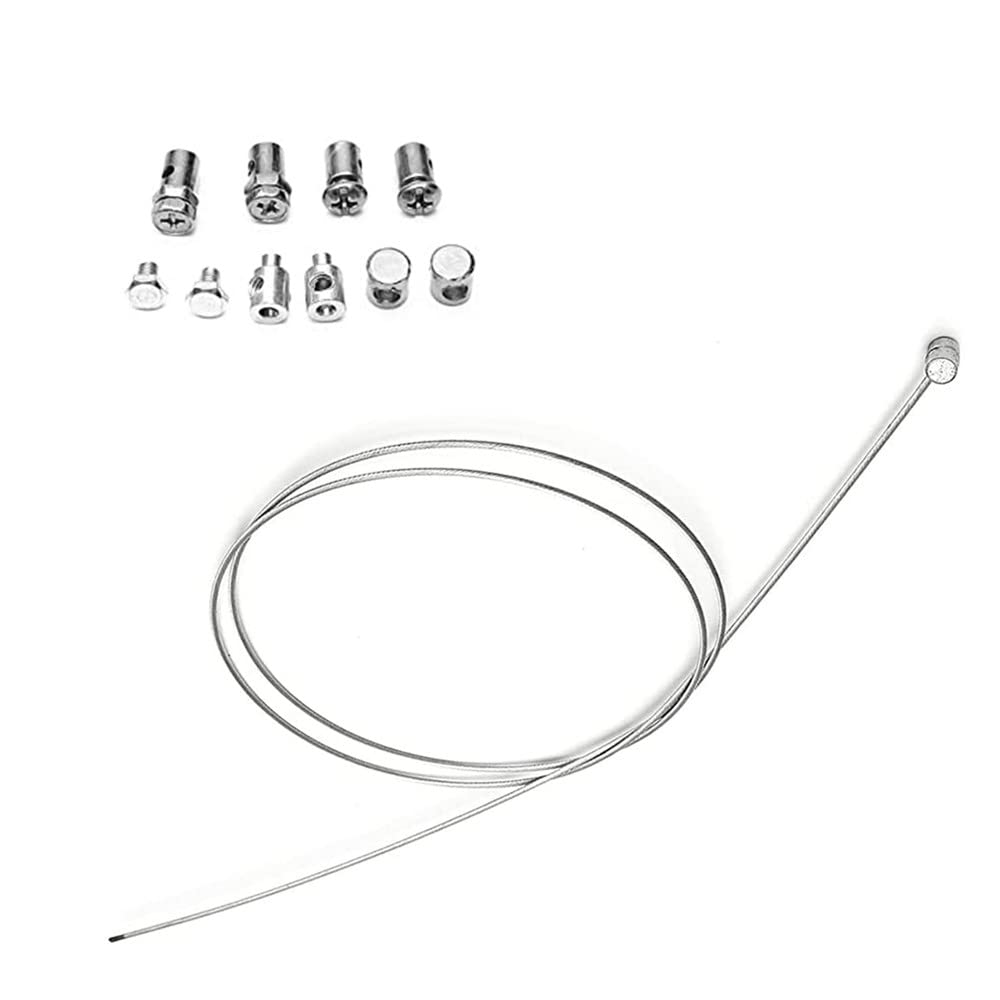 Juego de reparación de cables universal, juego de reparación de cable universal, juego de reparación para motocicletas de emergencia, cable de freno con pezón, piezas universales