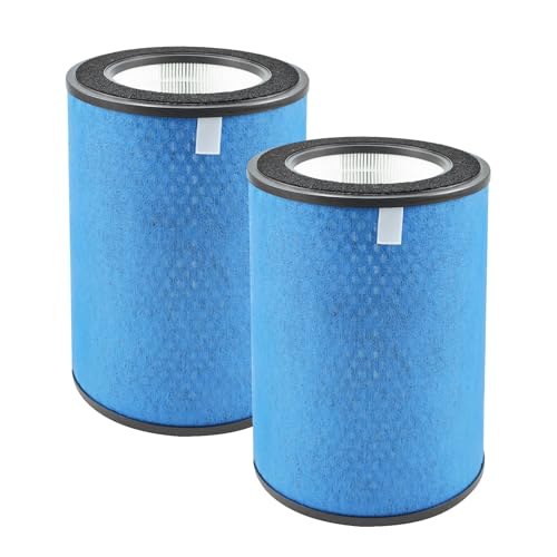 Image of HP302 Replacement Filter Compatible with Shark HP302, HP301 NeverChange Air Purifier MAX, HP201 HP202 and HC501 HC502, Part #:HE3FKPET