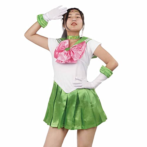 Disfraz Cosplay de Makoto Kino para aficcionados de Sailor Moon | Cosplay de Sailor Jupiter | Talla:...