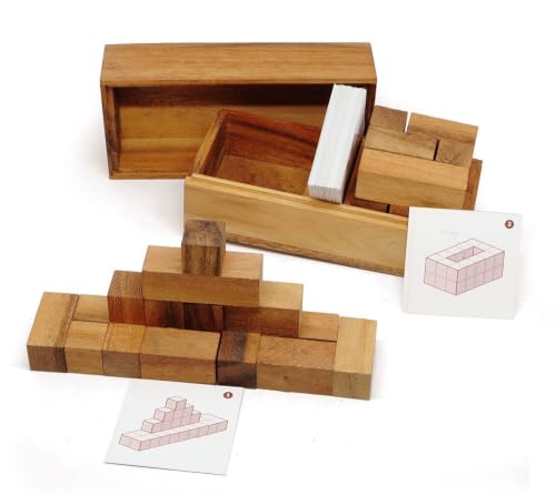 Rompecabezas 3D de madera ideal para regalar en parejas que buscan un juego de mesa creativo 2