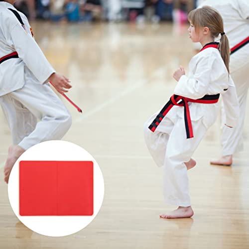 INOOMP Rebreakable Boards Taekwondo Performance Board Karate Breaking Board Kick Pad For Karate Practice Red 10mm Thick Martial Arts Breaking Boards Breaking Boards Martial Arts Boards - Image 4