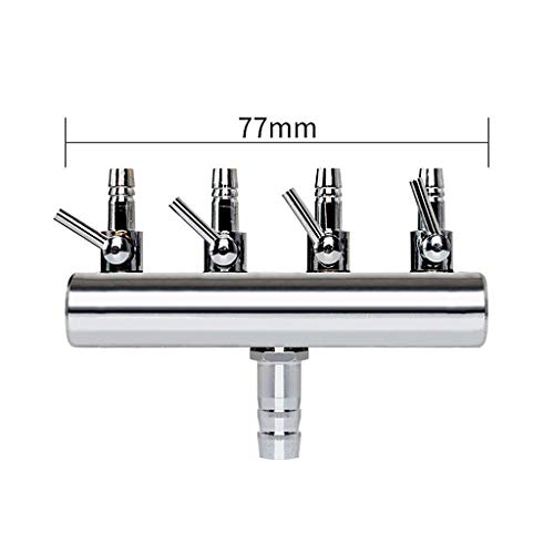 Serenable Válvula de Controle de Ar de 2-12 Vias para Tubo de Fluxo Regulador de Tanque de Peixes de
