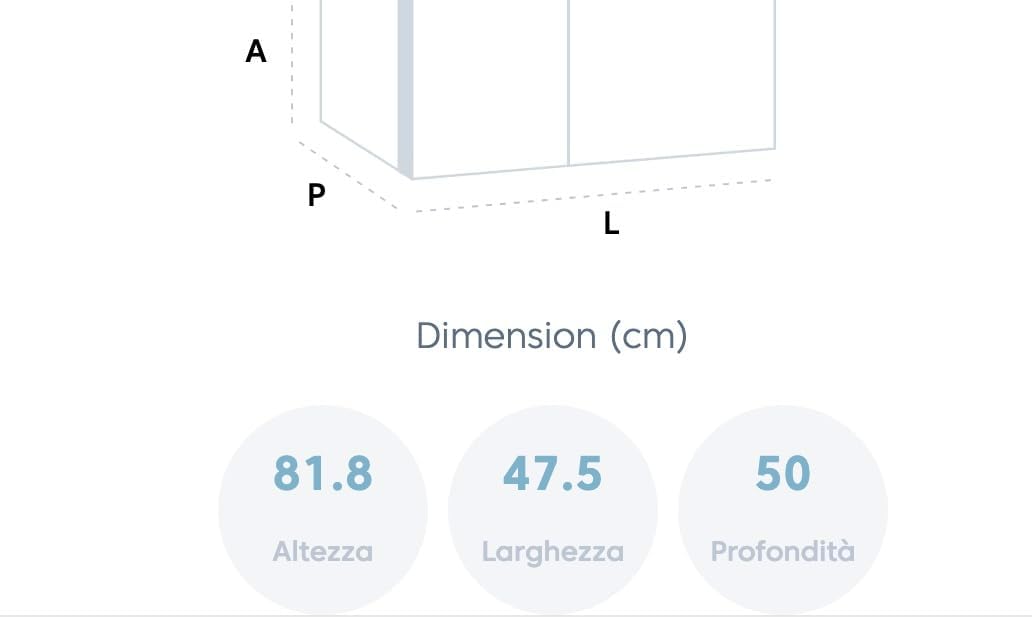 Beko TS190030N - Frigorifero Sottotavolo, Statico, 38 dBA, 88L, Bianco, 47.5 x 81.8 x 50 cm [Classe di efficienza energetica F]