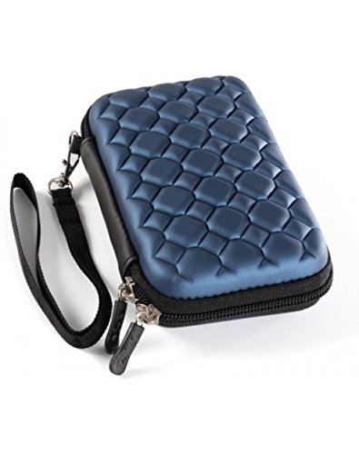 WOLFSTONEWOLFSTONE Hard Shell External Hard Disk Bag with Cool Blue Bubble Design | Shockproof Water Resistant Cover for 1 tb, 2 tb,3 tb and All 2.5 inch HDDs