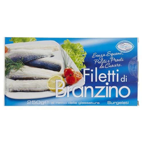 Oggi pesce Filetti di Branzino, 250g (Surgelato)