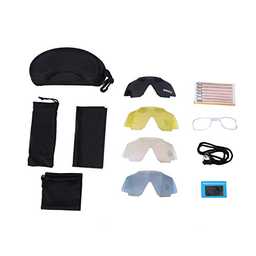WENDA TRIFUTORO Polarized Cycling Sunglasses 5 Lenses