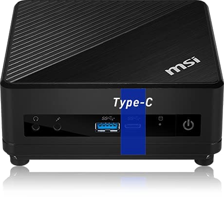 MSI Cubi 5 10M Mini PC with Intel Celeron 5205U Dual Intel Core Processor 1.90GHz, Windows 10, Integrated Graphics, WI-FI, 4GB DDR4 SO-DIMM, 128GB... - Image 2