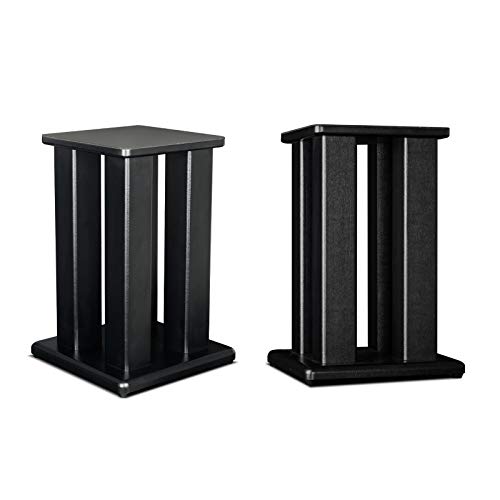 BTZHY Speaker Stands,A Pair of Floor Holds Satellite & Small Bookshelf Speakers, Suitable for Home/Office/Studio/Theater