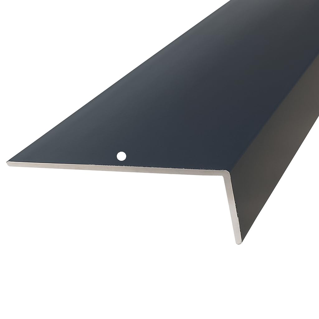 Angle en aluminium thermolaqué anthracite RAL 7016 mat 30 x 30 x 2 mm x 2000 mm