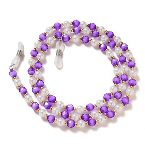 Image of Glasses Strap Beaded Eyeglass Chains Eye Glass Holders Necklaces String Women Eyewear Retainer Chain