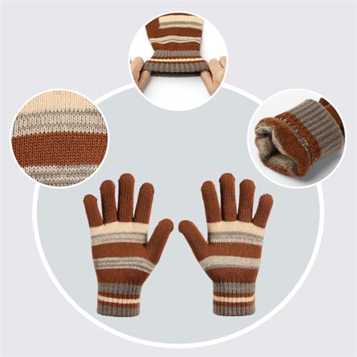 SK Studio Kids Winter Beanie Hat Scarf Gloves Set for Girls Knit Warm Pompom Toddler Boys Hats Mittens Neck Warmer2