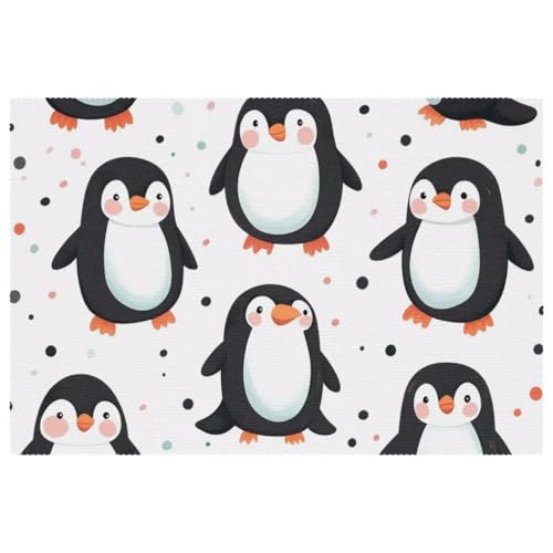 Set de table pingouin pour éviter les taches et protéger les meubles de la chaleur - 2