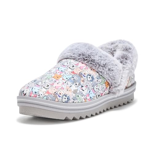 Skechers Women's Bobs Cozy Kiss-Paw Jams Slipper