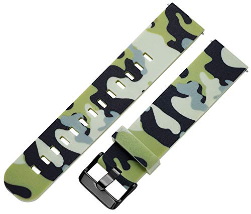 [EMPIRE] voh v xg VR o[ C[W[NbN Galaxy Gear S3 MOTOȂ  Jt[W CgO[ Xg[g 22mm ubN