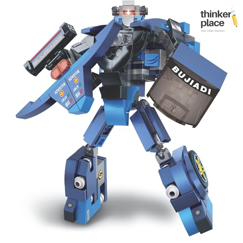 Image of 2-in-1 Robot & Sports Car (241 Pieces) | Learn About Machines | Building Block Set for Kids Age 6+ | STEM Educational Toy | Build, Play & Learn