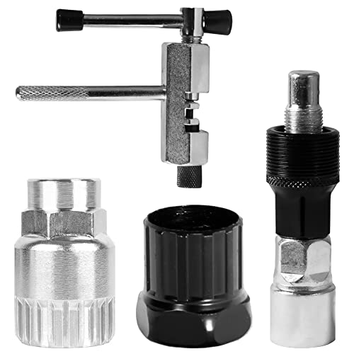 Kigauru 4 Pcs Bicycle Repair Kit Crank Puller Removal Bottom