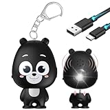 Personal Safety Alarm for Women – Rechargeable Personal Alarm for Women Kids and Elders – 130dB Loud Siren – Strobe Light – Low Battery Notice – Safety Siren Keychain