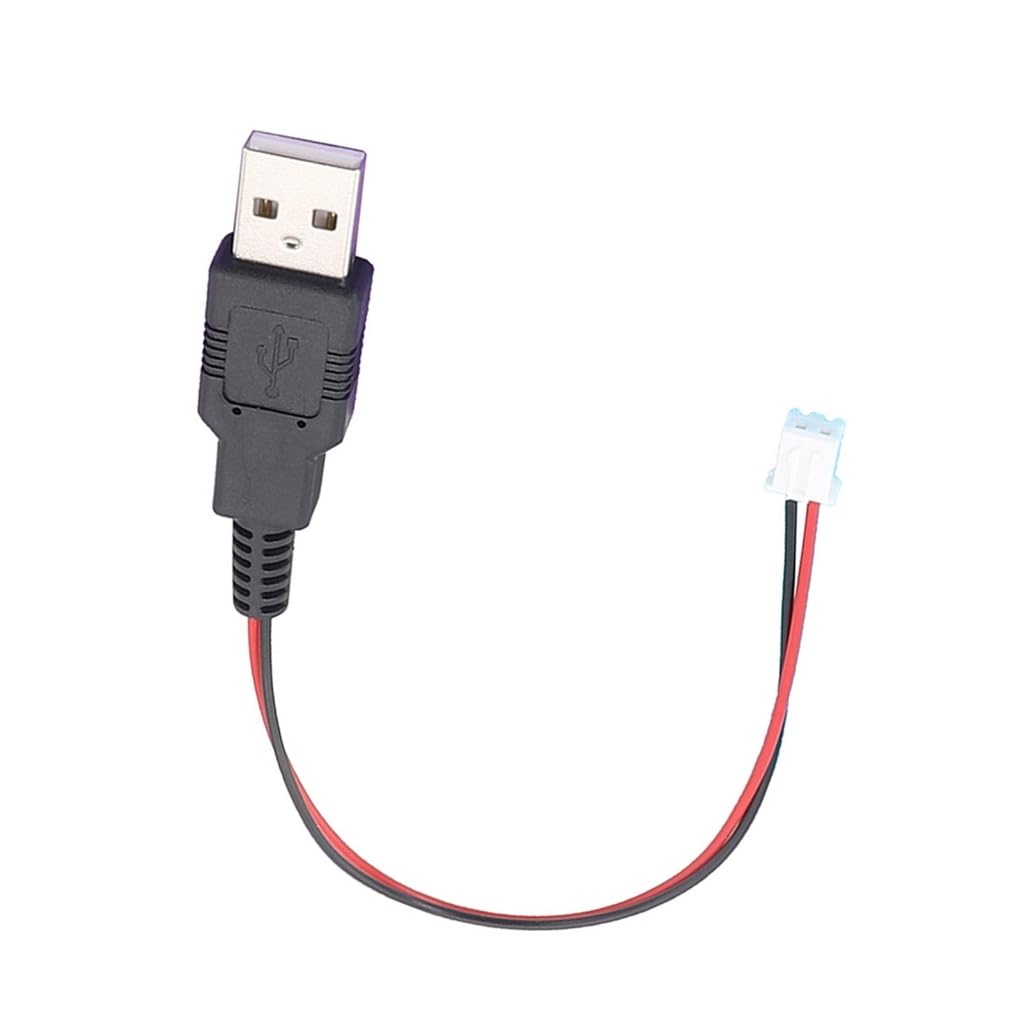 Elnwnnkc USB Male to XH2.54 2P Terminals Cable 2Core Power Supply Cable for Power and Signals Transmission