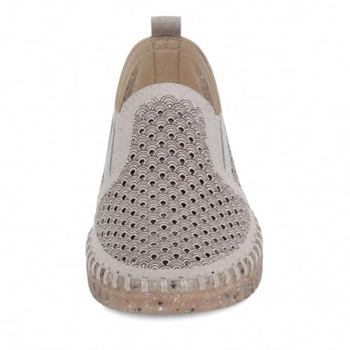 Image of Ilse Jacobsen HORNBAEK Women's Tulip Slip-On Flat | Elastic Side Panels | Lightweight Flexible Comfort.