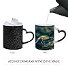 STVNKML Fishing Lure Style Color Changing Mug Heat Activated Novelty Coffee Cup with Ear Shape Design Gift Mugs for Christmas Birthday Wedding, Magic Ceramic Mug for Tea & Cocoa 12oz #5