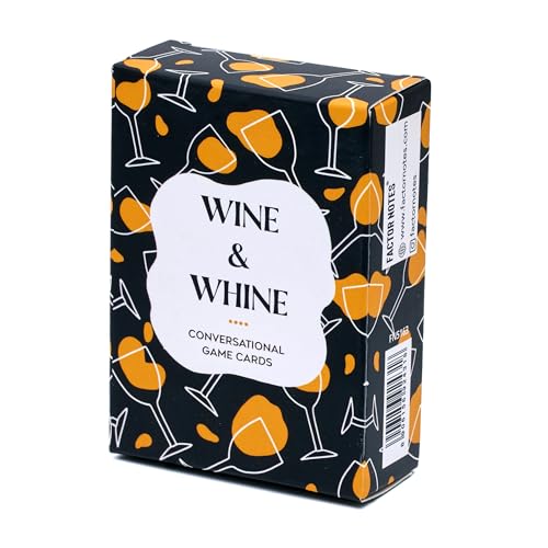 Image of FACTOR NOTES All Ages Conversation Card Game: Wine & Whine