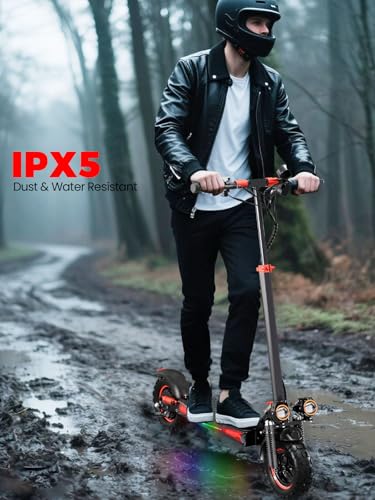 MIWEN 11'' Electric Scooter,Electric Scooters Adult,45-55km Range,Foldable Pure Scooters, Double Braking System & Shock Absorption All Terrain Offroad Escooters for Adults and Teens,Max Load 150kg - Image 2