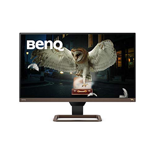 BenQ EW2780U 27 inch 4K Monitor | IPS Multimedia with HDMI connectivity | HDR | Eye-Care Sensor | Integrated Speakers and Custom Audio Modes | USB C Connectivity & Charging