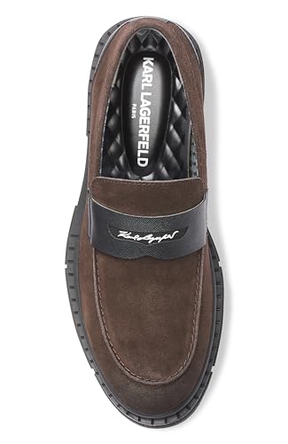 Karl Lagerfeld Paris Men's Slip on Penny Loafer Sneaker2