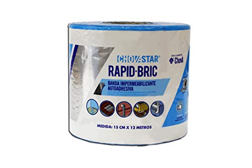 ChovASTAR Asfaltos chova M123480 - Cinta autoadhesiva impermeabilizante gris 120x16, natural thumbnail