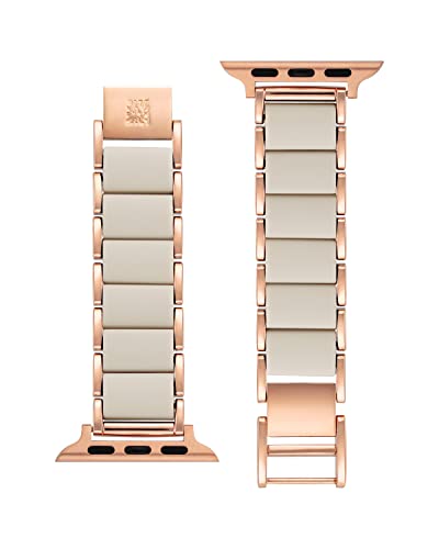 Anne Klein Silicone Fashion Bracelet for Apple Watch, Secure, Adjustable, Apple Watch Replacement Band, Fits Most Wrists - Image 4