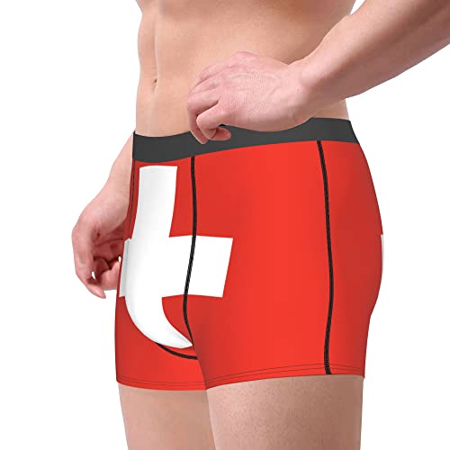 Macedonian flag Mens Boxer Briefs Underwear Breathable Stretch Boxer Trunk with Pouch for Men, Youth4
