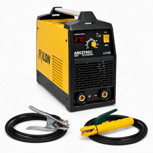 Image of RILON ARC 270GE Welding Machine | True 270A Heavy Duty IGBT Welder | RI CHIP Smart Control | Hot Start & Arc Force | 2.5mm & 3.2mm Rod | Industrial ARC Machine