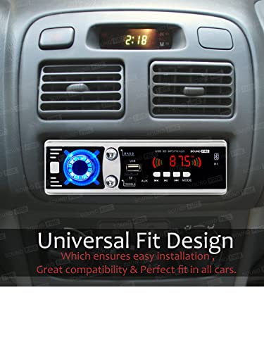 SOUND FIRE SF-0013 (Silver) Bluetooth/USB/SD/AUX/FM/MP3 Car Stereo (Single Din)