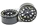 SSD RC 1.55â€ Steel D Hole Beadlock Wheels (Black) (2)