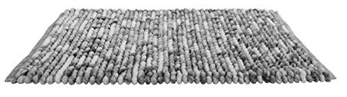 Wenko 23870100 Urdu Bath Mat, Polyester, 90 x 60 cm, Grey
