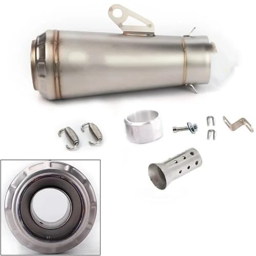 Silencieux d'échappement moto 51mm Type B pour optimiser le flux des gaz sur MT07 MT09
