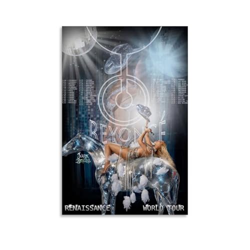 GYBDNS Beyoncé Renaissance Art Album Peinture sur toile Art Déco Hip-hop Musique Album Peinture à l'huile Deco Toile Deco Art 30 x 45 cm Sans cadre-Style 23
