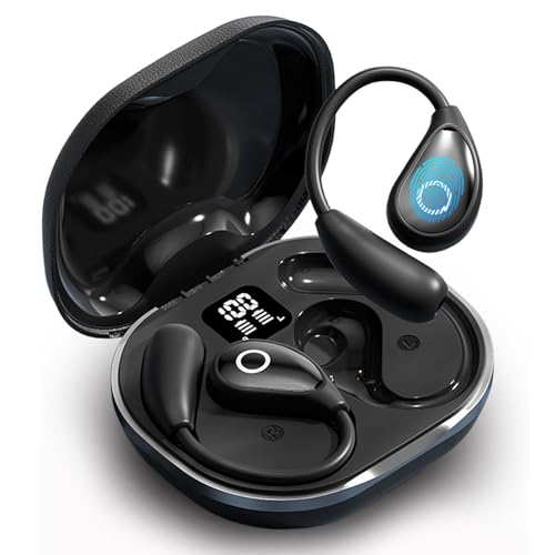 AI Translation Earbuds Real Time, Online Translation Earbuds With 144 Languages, No Subscription Fee, Wireless Bluetooth Waterproof Translation Device，Suitable For Learning, Business, And Trave -black