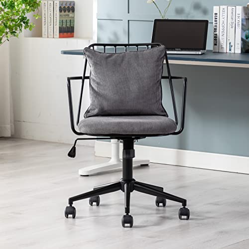 chairus Bürostuhl Ergonomischer Armlehnstuhl mit Abnehmbarem Rückenkissen...