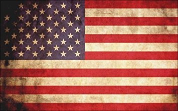 GHaynes Distributing MAGNET VINTAGE USA Flag Magnet(american old look us america) 3 x 5 inch