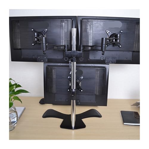 Support de moniteur épissage 3 écrans LCD pour ordinateur bureau multifonction D08S-1 - 2
